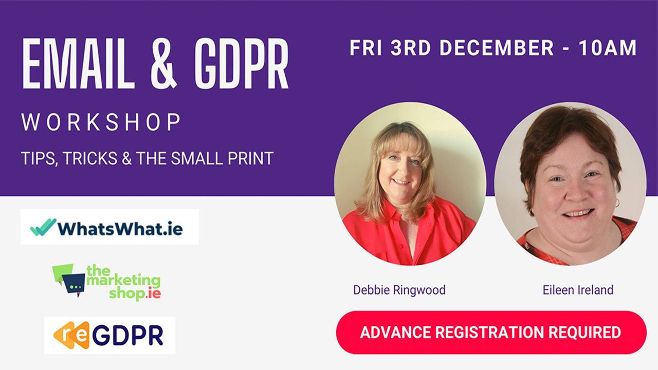 Email Marketing and GDPR with Debbie and Eileen